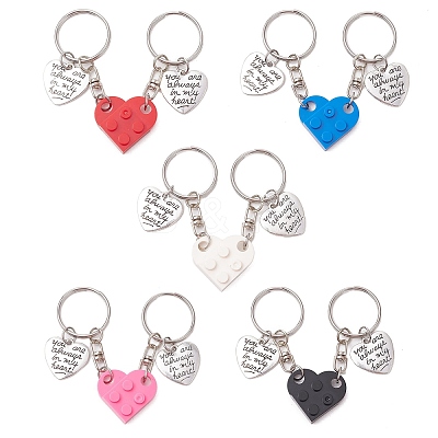 Valentine's Day Resin & Alloy Keychain KEYC-JKC01152-1