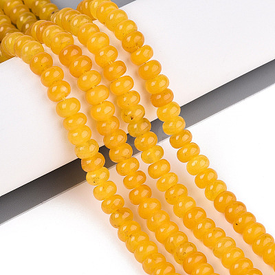 Dyed Natural White Jade Beads Strands G-T139-59A-07-1