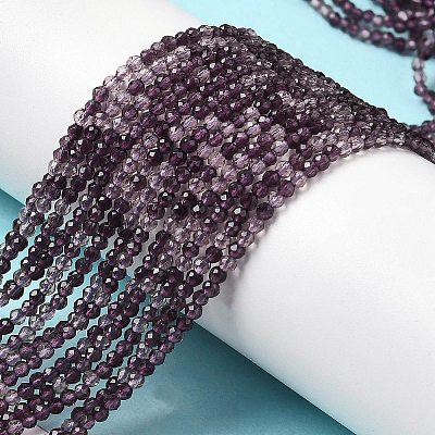 Transparent Glass Beads Strands GLAA-H027-01A-1