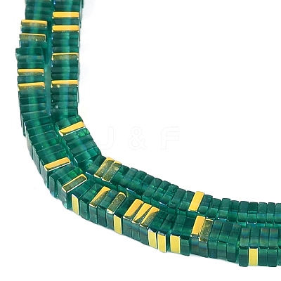 Electroplate Glass Beads Strands GLAA-B023-01A-03-1