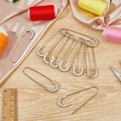 24Pcs Alloy Safety Pin Brooches JEWB-HS0001-03P-1