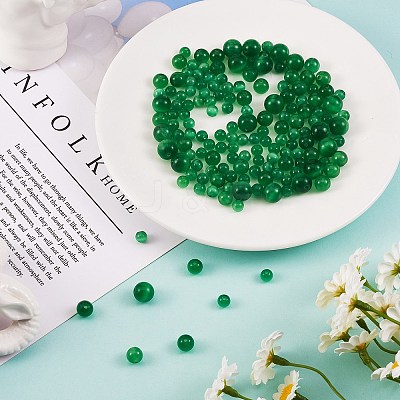 DIY Round Cat Eye Beads Bracelet Making Kit DIY-SZ0006-56D-1