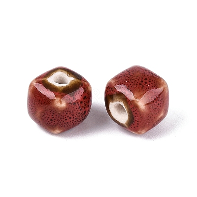 Vintage Handmade Porcelain Beads PORC-N013-18-19-1