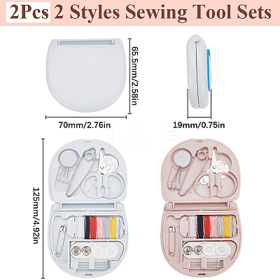 2Pcs 2 Styles Sewing Tool Sets DIY-SC0025-79A-1