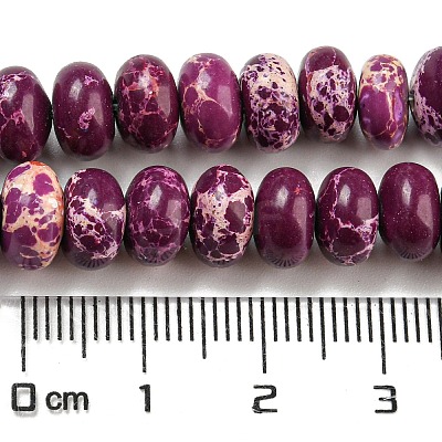 Synthetic Imperial Jasper Dyed Beads Strands G-D077-E01-01E-1