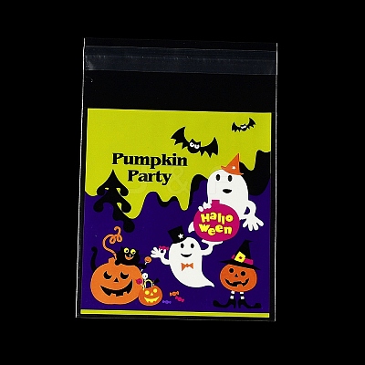Halloween Theme Plastic Bakeware Bag OPP-Q004-01E-1