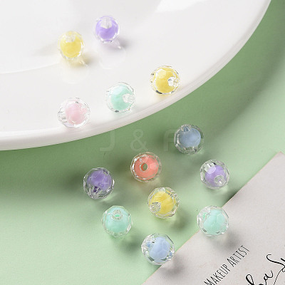 Transparent Acrylic Beads LS-TACR-S152-04A-1