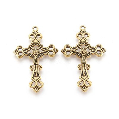 Tibetan Style Alloy Pendants GLF1299Y-NF-1