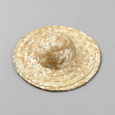 Doll Straw Hat DIY-WH0504-827B-1
