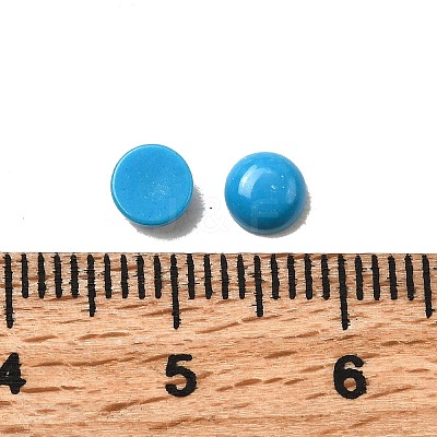 Synthetic Turquoise Cabochons G-C070-02C-1