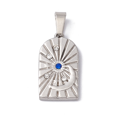 304 Stainless Steel Pendants STAS-A062-27-1