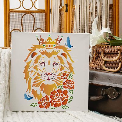 Large Plastic Reusable Drawing Painting Stencils Templates DIY-WH0202-202-1