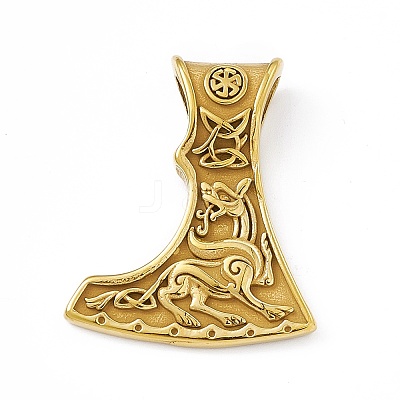 Ion Plating(IP) 304 Stainless Steel Manual Polishing Pendants STAS-J039-14AG-1