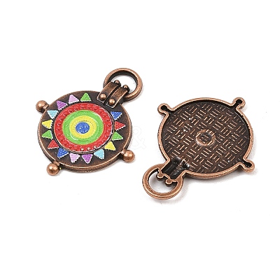 Tibetan Style Alloy Pendants AL-CBA606A-01-1