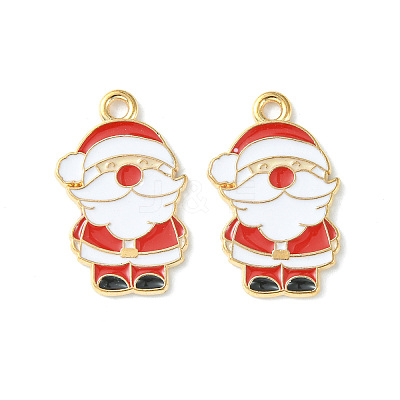 Christmas Alloy Enamel Pendants ENAM-D047-10LG-06-1