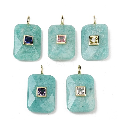 Natural Amazonite Pendants LS-G-I391-03G-09-1