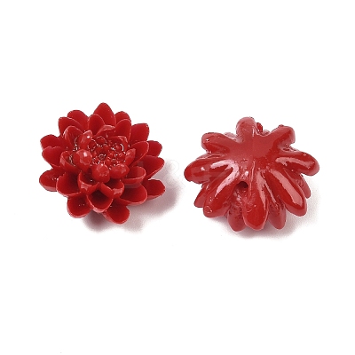 Dyed Synthetic Coral Carved Beads CORA-Z001-01B-1
