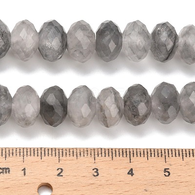 Natural Cloudy Quartz Beads Strands G-C259-A16-8x12mm-1