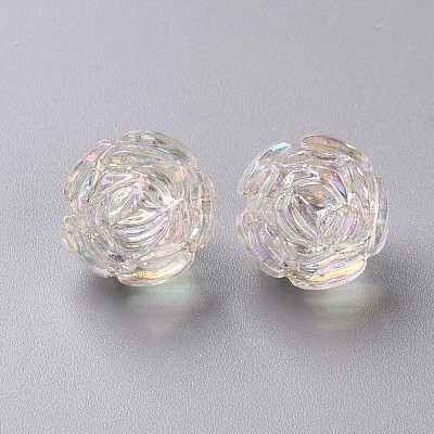 Transparent Acrylic Beads TACR-S154-31C-205-1