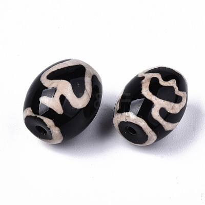 Tibetan Style dZi Beads TDZI-N001-011-1