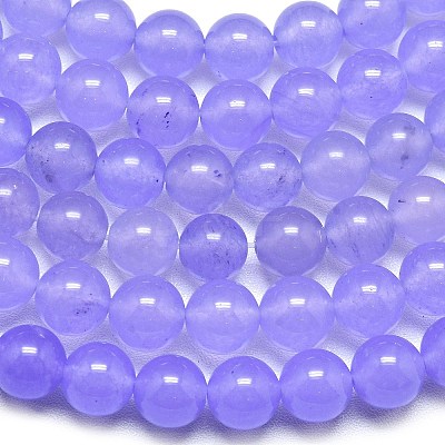 Natural Malaysia Jade Beads Strands G-L645-C01-8mm-06-1