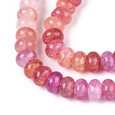 Glass Beads Strands GLAA-N059-5x8mm-24-1