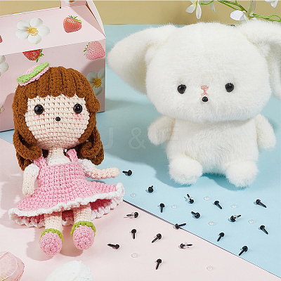400Pcs 2 Styles Resin Doll Eyes DIY-PH0036-22B-1
