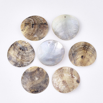 Natural Akoya Shell Pendants SHEL-T012-46-1