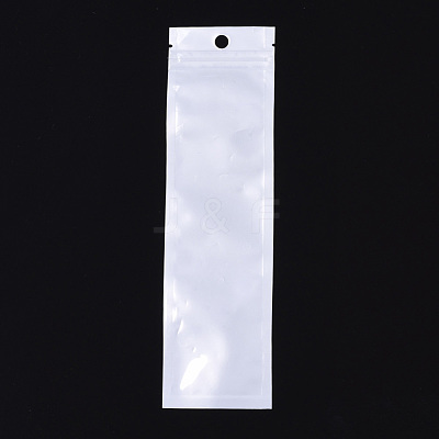 Pearl Film Plastic Resealable Packaging Bags OPP-R003-6x21-1