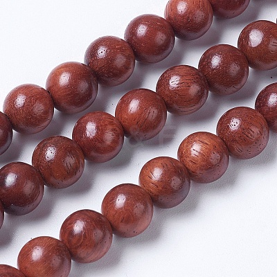 Natural Wood Beads Strands WOOD-J001-04-6mm-1
