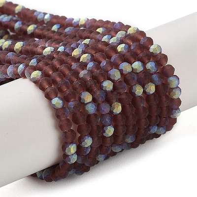 Imitation Jade Glass Beads Strands EGLA-YW0003-19A-10-1