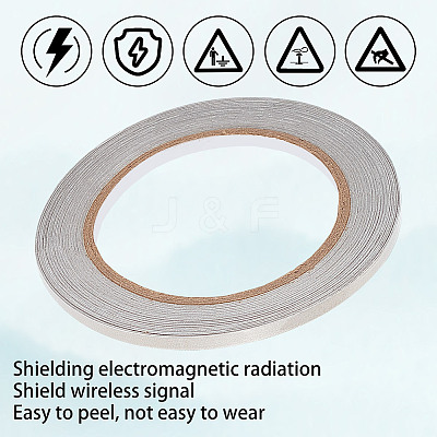 Conductive Fiberglass Fabric Adhesive Tape AJEW-WH0039-47A-1