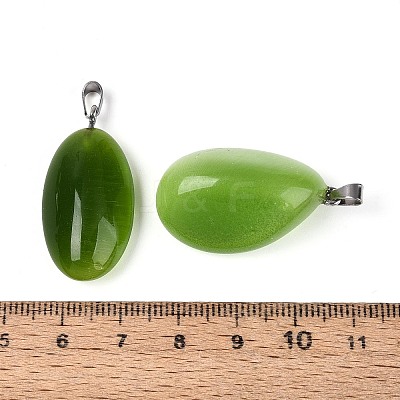 Cat Eye Pendants G-N360-07P-05-1