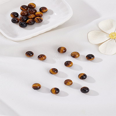 1 Strand Natural Tiger Eye Beads Strands G-LP0001-06-1