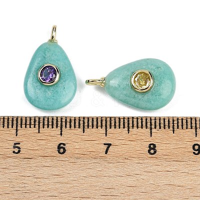 Natural Amazonite Pendants G-H322-01G-03-1