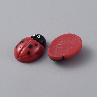 Opaque Resin Cabochons CRES-WH0010-048B-1