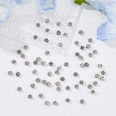 150Pcs 10 Style Zinc Alloy Beads FIND-DC0003-67-1