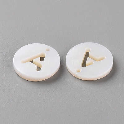 Natural Freshwater Shell Pendants LS-SHEL-Q311-008A-1