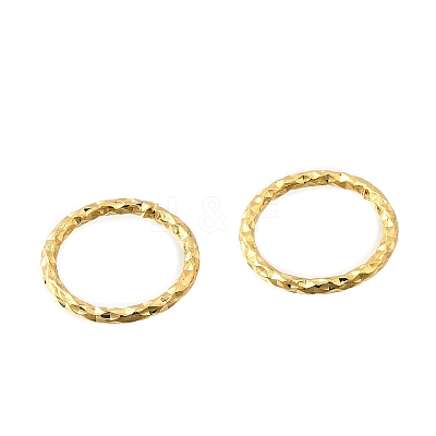 Brass Soldered Closed Rings KK-B147-05C-G-1