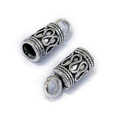 Tibetan Style Alloy Cord Ends FIND-WH0110-738-1