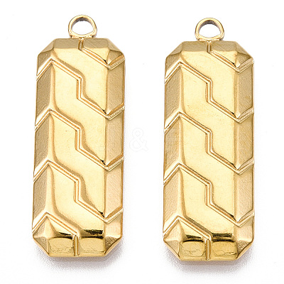 Ion Plating(IP) 304 Stainless Steel Pendants STAS-T063-213G-1