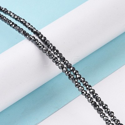Electroplate Non-magnetic Synthetic Hematite Beads Strands G-L487-B-15-1
