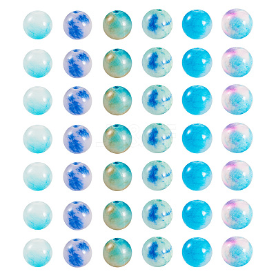 120Pcs 6 Colors Natural Persian Jade Beads G-TA0002-39-1