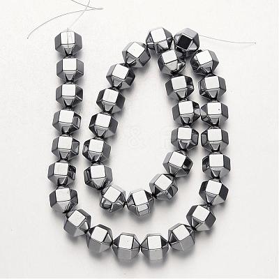 Electroplate Non-magnetic Synthetic Hematite Bead Strands G-F300-29A-01-1
