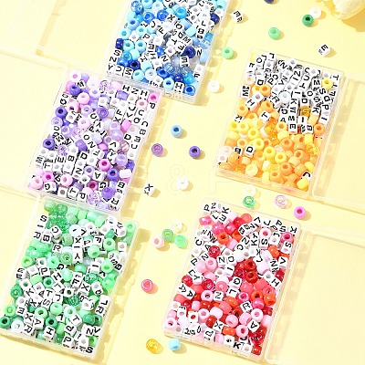 Transparent & Opaque Acrylic Beads KY-FS0001-26C-1