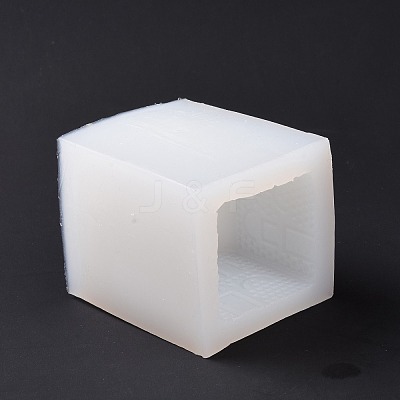 Christmas Theme DIY House Candle Silicone Molds DIY-G049-03-1