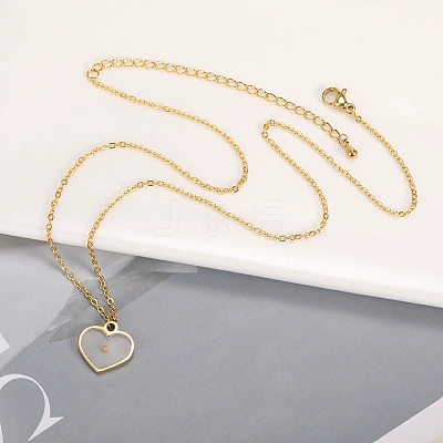 304 Stainless Steel Mustard Seed Faith Pendant Necklaces NJEW-Z063-04G-02-1