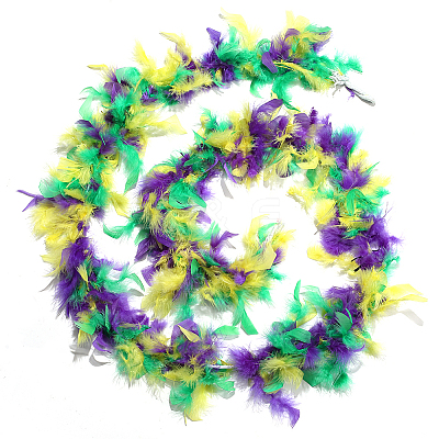 Turkey Feather Ornament Accessories FIND-WH20012-43B-1