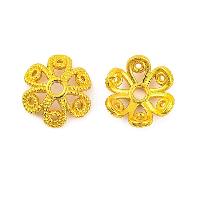 Brass Bead Caps KK-G502-07G-1