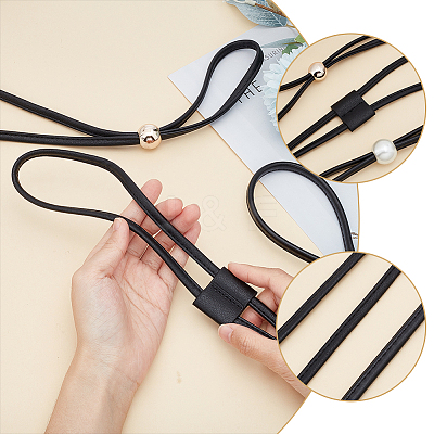 3 Style Imitation Leather Bag Drawstring DIY-WR0001-95A-1